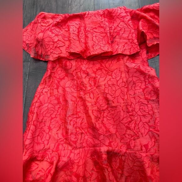 KEEPSAKE RADAR MINI DRESS IN POP RED Sz S EUC - Picture 4 of 7